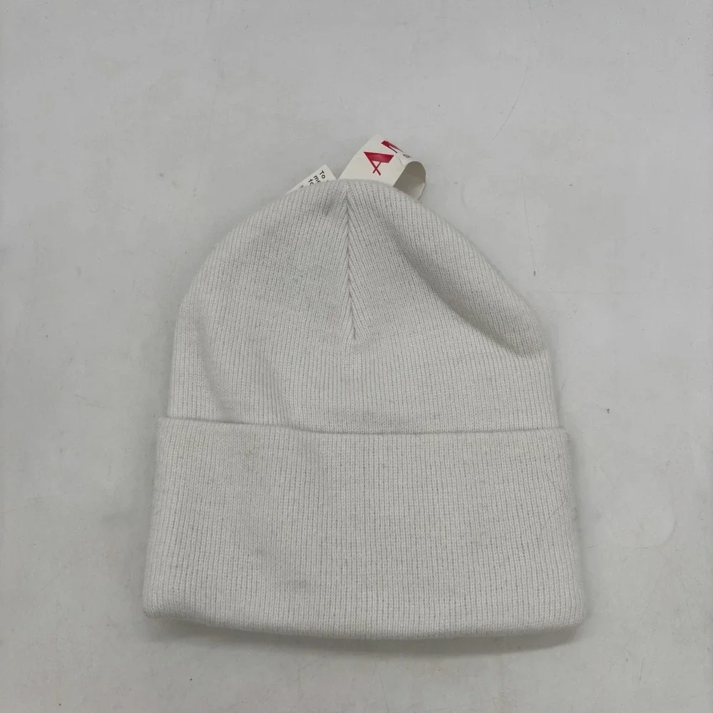 LA Rams Beanie Hat Annco St Louis NFL Football White Cuffed Winter Cap Ski NWT